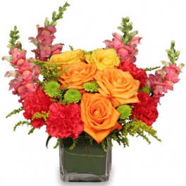 Dynamic Color Bouquet - Delivery to Los Angeles