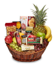 Abundant Fruit & Gourmet Gift Basket