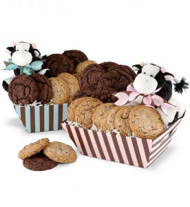 New Baby Cookie Basket $39.95