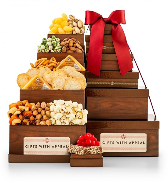 Cheese and Nuts Savory Snack Tower $29.95