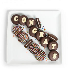 Chocolate Covered Congrats Oreos $29.95