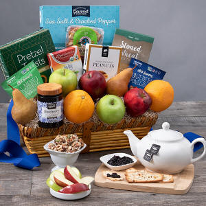Fruit & Healthy Snacks Gift Basket
