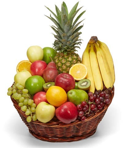 Large Thanksgiving Fruit Gift Basket