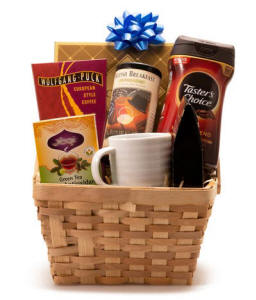 Perk Up Coffee Tea Gift Basket