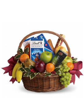Sweet Tooth N' Fruits Gift Basket