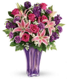 Lavender and pink luxury bouquet for San Francisco delivery