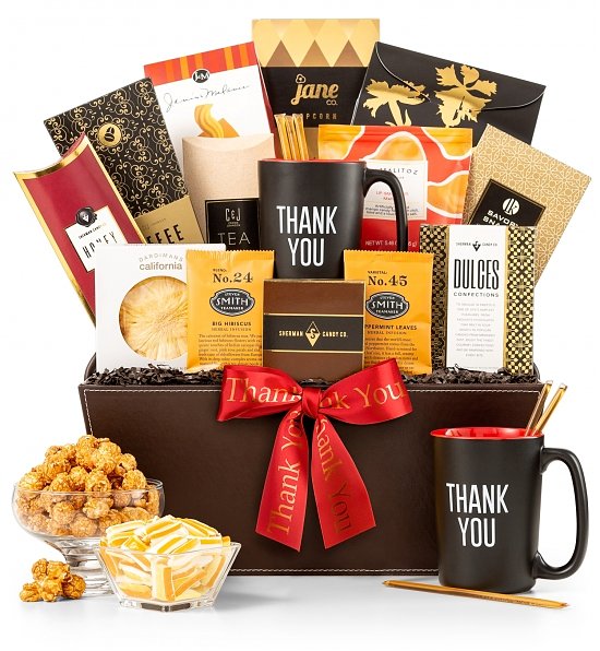 Deluxe Thank You Gourmet Gift Basket $59.95