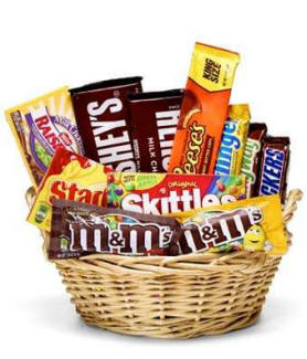 Candy Baskets Same Day Delivery