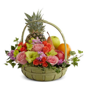 Fruit & Flowers Basket