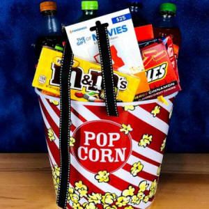 Movie Time Gift Bucket