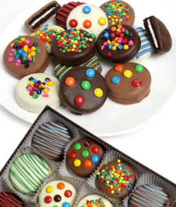Birthday Chocolate Candy Cookies