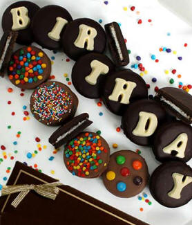 Chocolate Covered Birthday Cookies