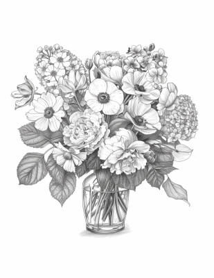 Flower Coloring Page #27