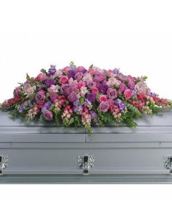 Rhode Island Funeral Casket Covers - Elegant Flower Covers