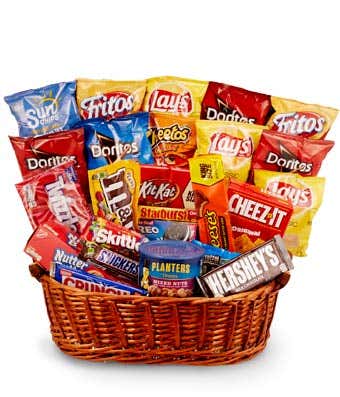 Chips & Candy Snack Gift Basket $49.99 - $149.99