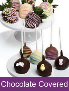 Chocolate Covered Gifts Strawberries Apples Pears Fruit Cake Pops