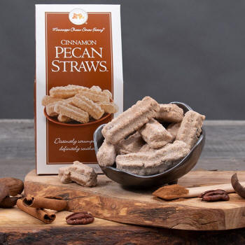 Cinnamon Pecan Straws by Mississippi Cheese Straw Factory 