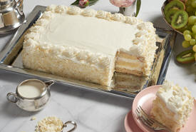 Colossal Vanilla Happy Birthday Cake Delivery To Denmark