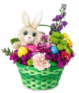 Easter Egg Hung Basket