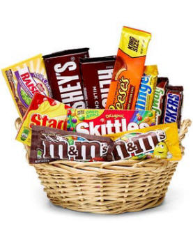 Chocolate & Candy Gift Basket