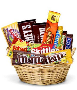 All Candy Gift Basket