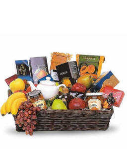 Tea & Fruit Gift Basket $149.99