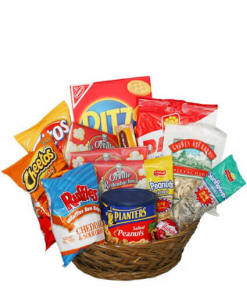 Salty Snacks Gift Basket