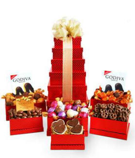 Godiva Chocolate Gift Tower 