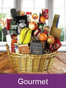 Gourmet gift baskets, meat cheese sausage - Delivered the same day