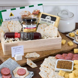 Gourmet meat and cheese sampler