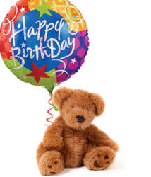 Happy Birthday Bear & Balloon Delivery To Memphis