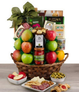 Italian Fruit & Gourmet Gift Basket