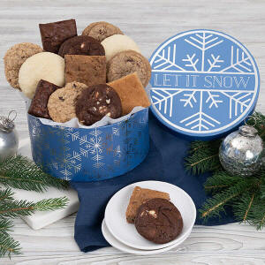 Let It Snow Cookie & Brownie Gift Box 34.99