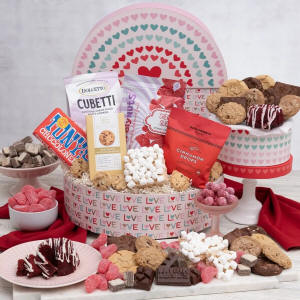 Candy and Cookies Valentines Day Gift Box