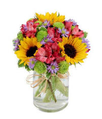 Mason Jar Floral Bouquet