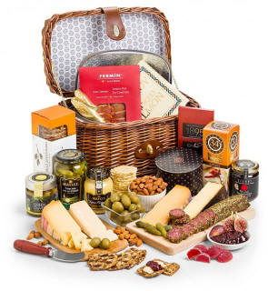 Meat and Cheese Gift Basket   – Aunt Laurie's