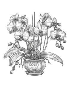 Daffodil Coloring Page #2 $2.99