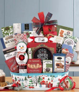 Peace & Joy Christmas Gift Basket 124.99