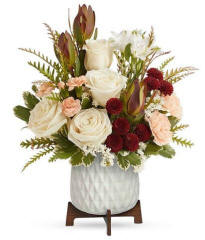 raspberry colored and cream roses for bithday flower delivery
