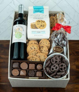 Wine and Chocolate Gift Basket $64.99