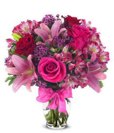 Galena Roses And Liles For Valentines Day Delivery