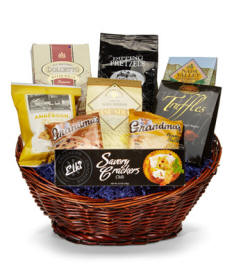 Savory and Sweet gift basket with delivery to Alabama
