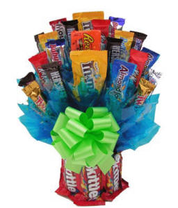 skittles candy bouquet small