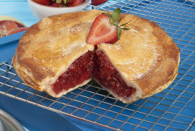 Strawberry Rhubarb Pie delivered in Coalinga