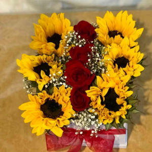 Sunflowers in a Box