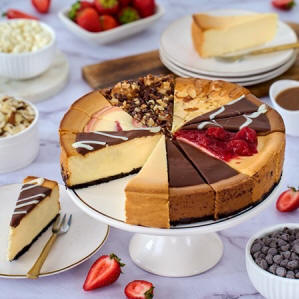 Thanksgiving Mixed Cheesecake