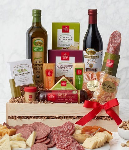 Meat and Cheese Gift Baskets - Send Gourmet Gifts Nationwide | Gift ...