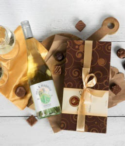 White Wine Chocolate Gift Box