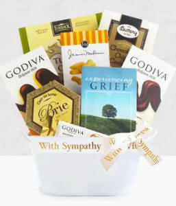 With Care Sympathy Gift Basket